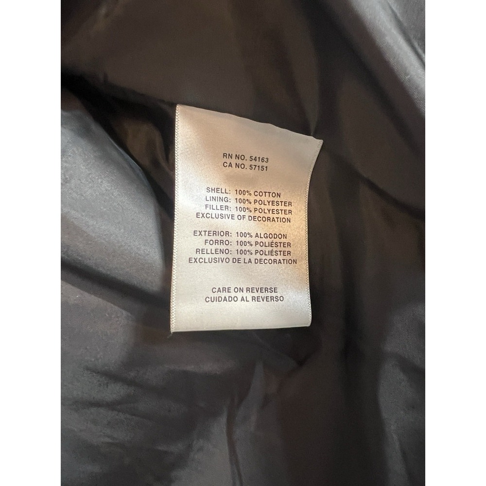 Corduroy Puffer Jacket Levis Women's Size L Insulated Coat - Picture 6 of 10